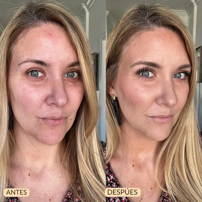 Quítate 5 Años de encima con cada aplicación | Base Inteligente 4 en 1 - con SPF 50 Mineral