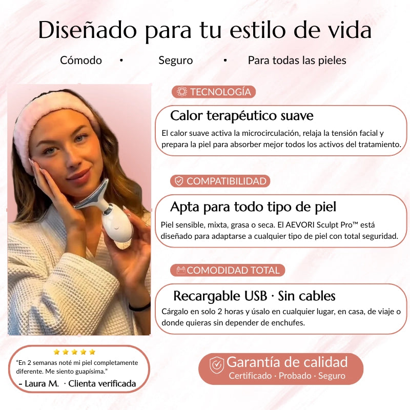 Tu ritual de belleza profesional — AEVORI Sculpt Pro™